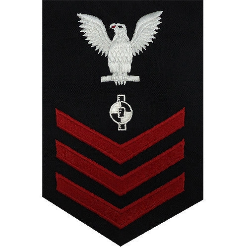 Picture of US Navy Rating Badges E6 Male Rating Engineering Aide: Blue