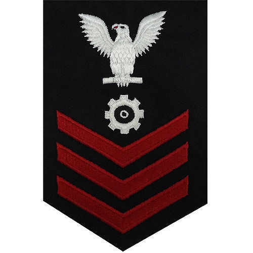 Picture of US Navy Rating Badges E6 Male Rating Engineman: Blue