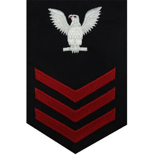Picture of US Navy Rating Badges E6 Male Rating : for Black Utility Jacket (Non-Returnable/Non-Refundable)