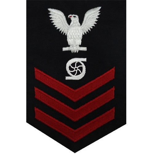 Picture of US Navy Rating Badges E6 Male Rating Gas Turbine System Technician: Blue