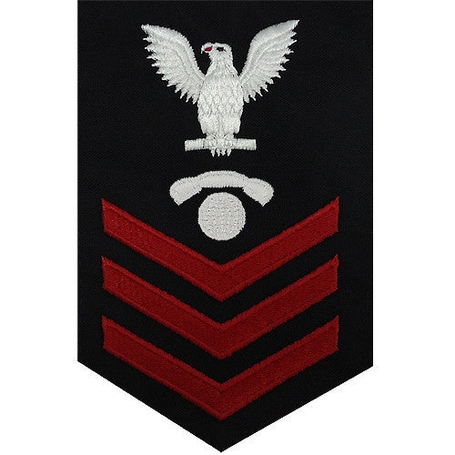 Picture of US Navy Rating Badges E6 Male Rating Interior Communications Electrician: Blue
