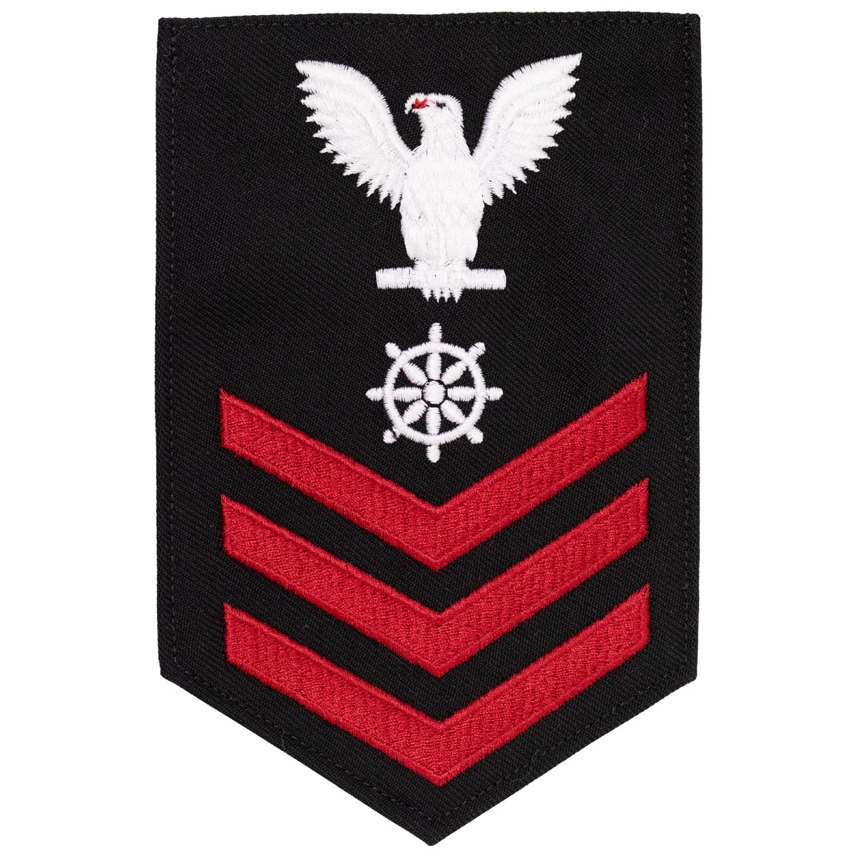 Picture of US Navy Rating Badges E6 Male Rating Quartermaster: Blue
