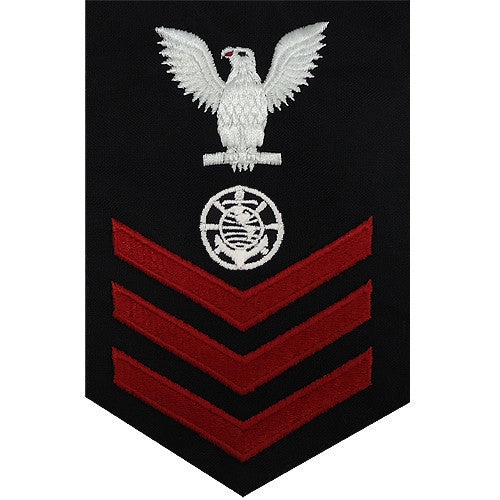 Picture of US Navy Rating Badges E6 Male Rating Religious Programs Specialist: Blue