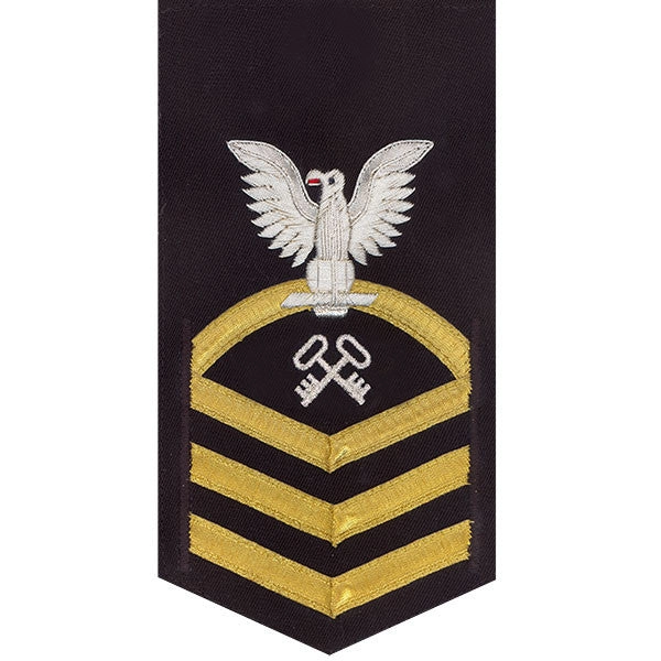 Picture of US Navy Rating Badges E7 Male Rating Storekeeper and Logistics Specialist: Vanchief