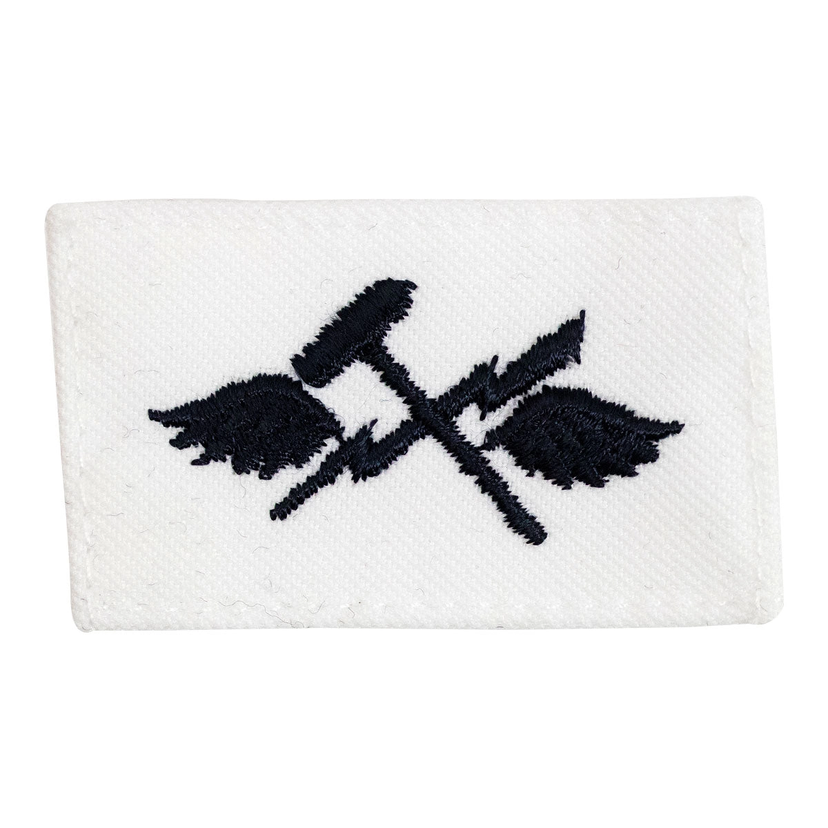 Picture of US Navy Rating Badges Rating Striker Mark for As Aviation Support Equipment Technician: White Cnt for Dress Uniforms