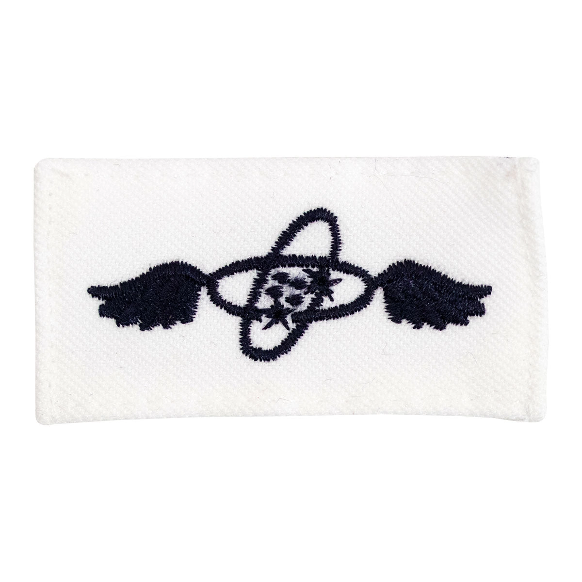 Picture of US Navy Rating Badges Rating Striker Mark for At Aviation Electronics Technician: White Cnt for Dress Uniforms
