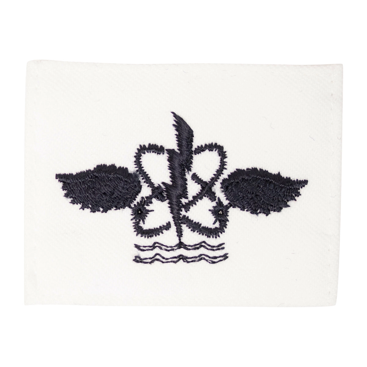 Picture of US Navy Rating Badges Rating Striker Mark for Aw Aviation Warfare System Operator: White Cnt for Dress Uniforms