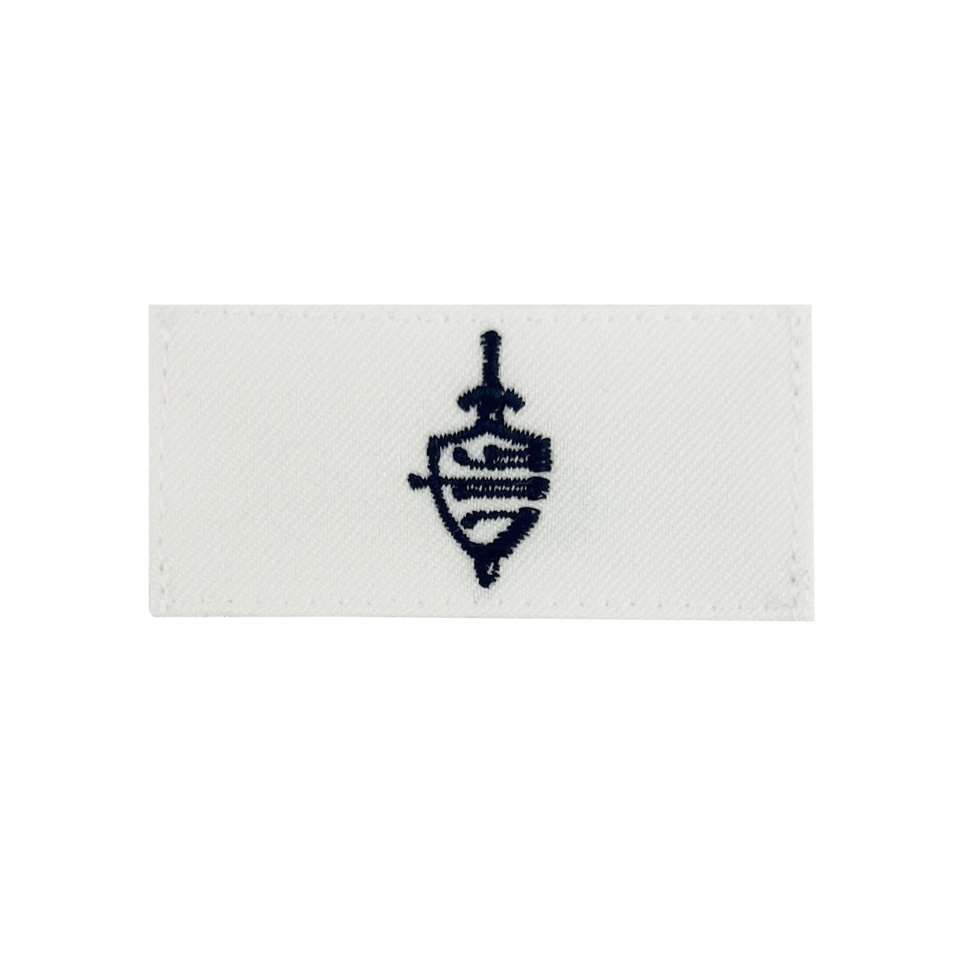 Picture of US Navy Rating Badges Rating Striker Mark for Cwt Cyber Warfare Technician: White Cnt for Dress Uniforms