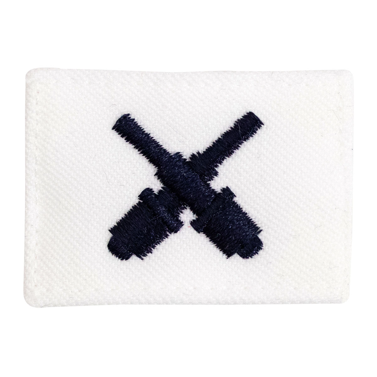 Picture of US Navy Rating Badges Rating Striker Mark for Gm Gunners Mate: White Cnt for Dress Uniforms