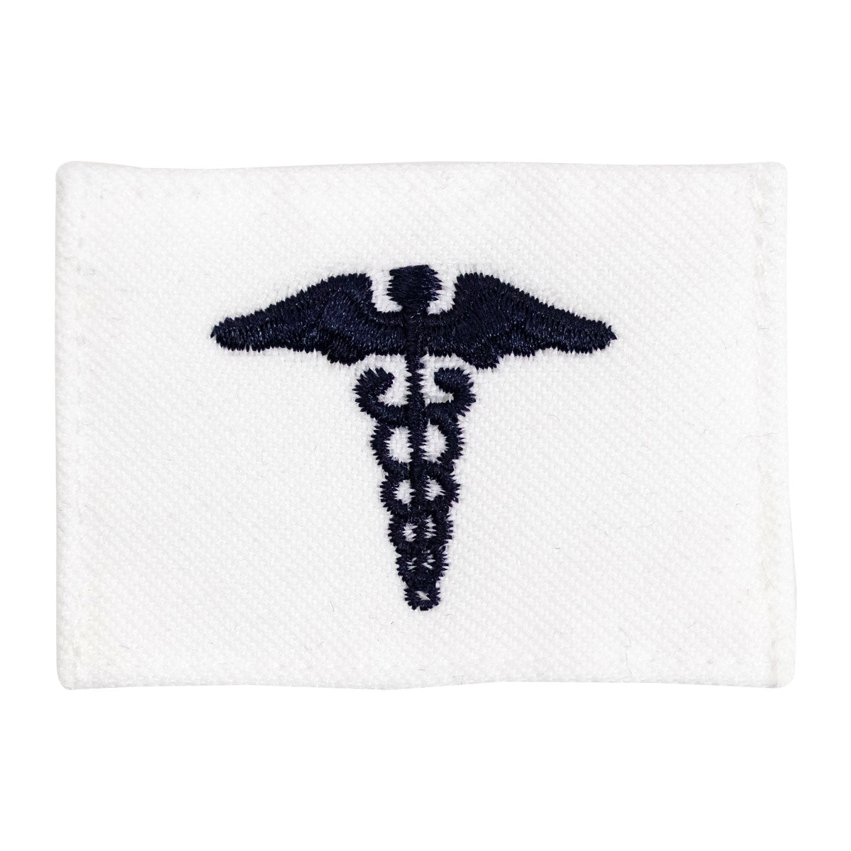 Picture of US Navy Rating Badges Rating Striker Mark for Hm Hospitalman: White Cnt for Dress Uniforms