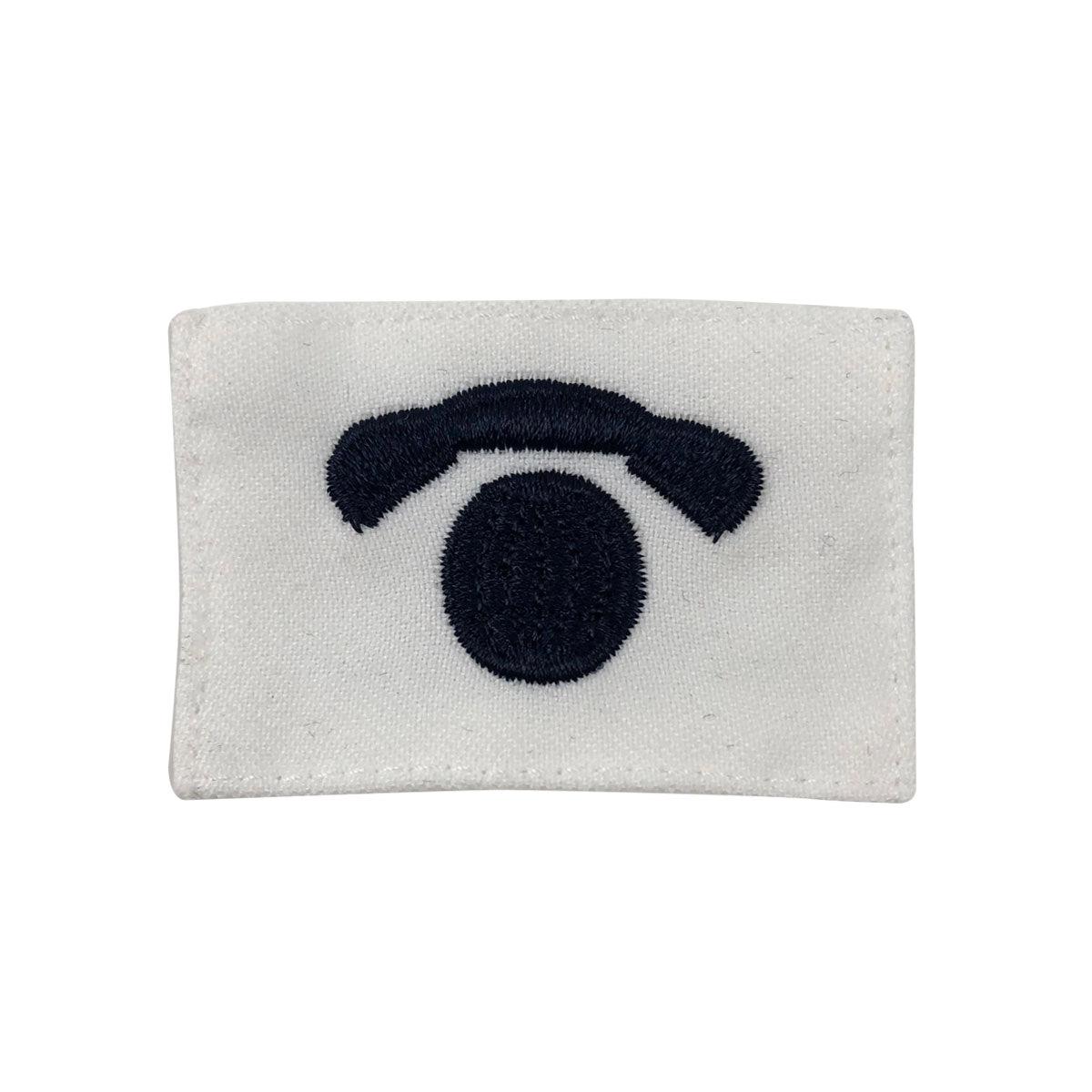 Picture of US Navy Rating Badges Rating Striker Mark for Ic Interior Communication Electrician: White Cnt for Dress Uniform
