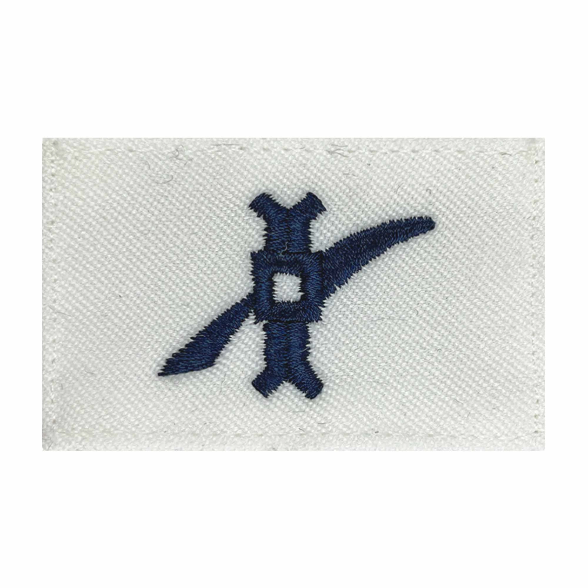 Picture of US Navy Rating Badges Rating Striker Mark for Ln Legalman: White Cnt for Dress Uniforms