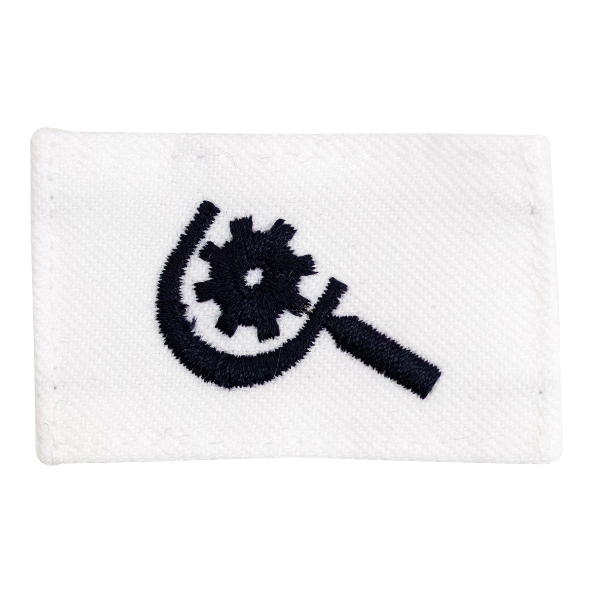 Picture of US Navy Rating Badges Rating Striker Mark for Mr Machinery Repairmen: White Cnt for Dress Uniforms