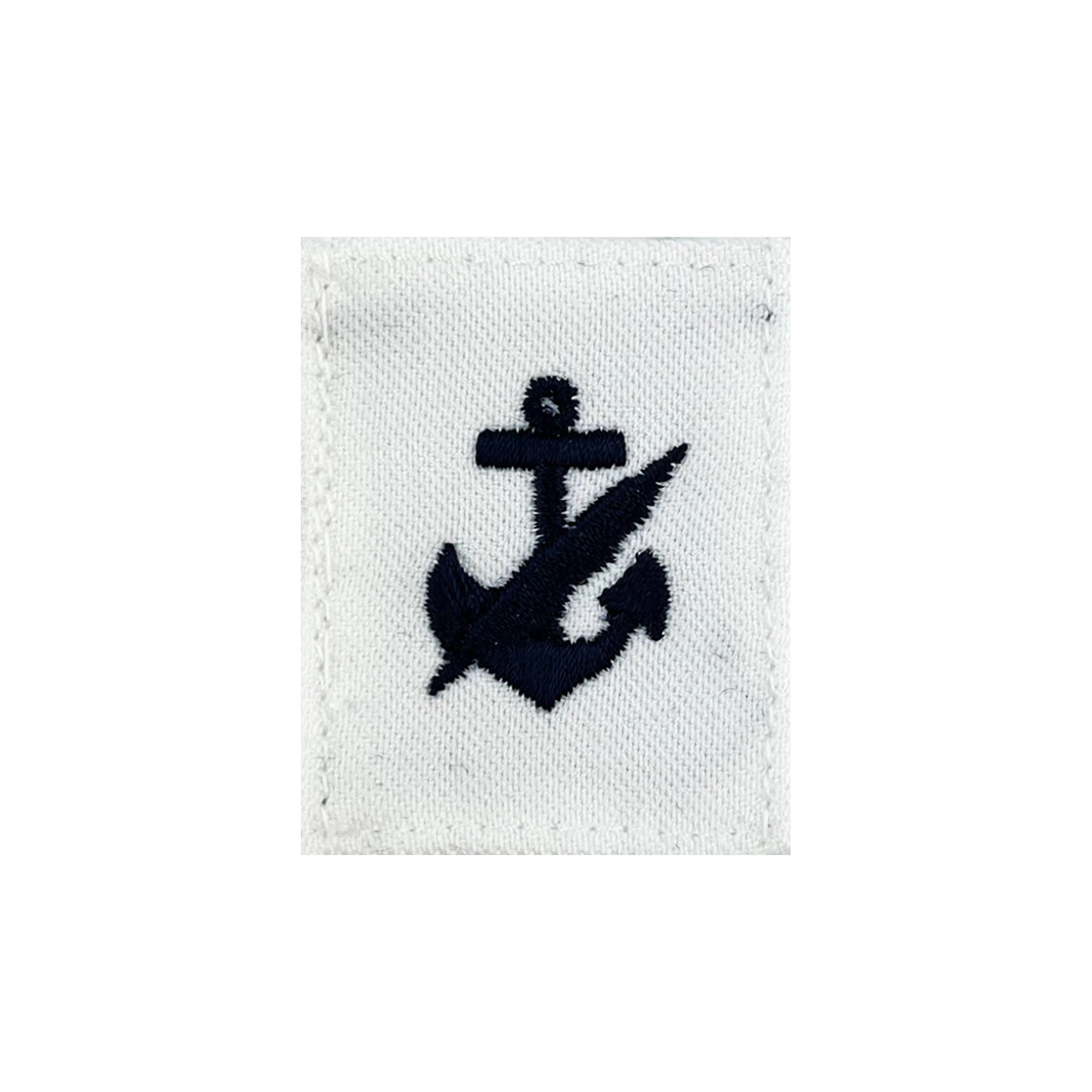 Picture of US Navy Rating Badges Rating Striker Mark for Nc Counselor: White Cnt for Dress Uniforms