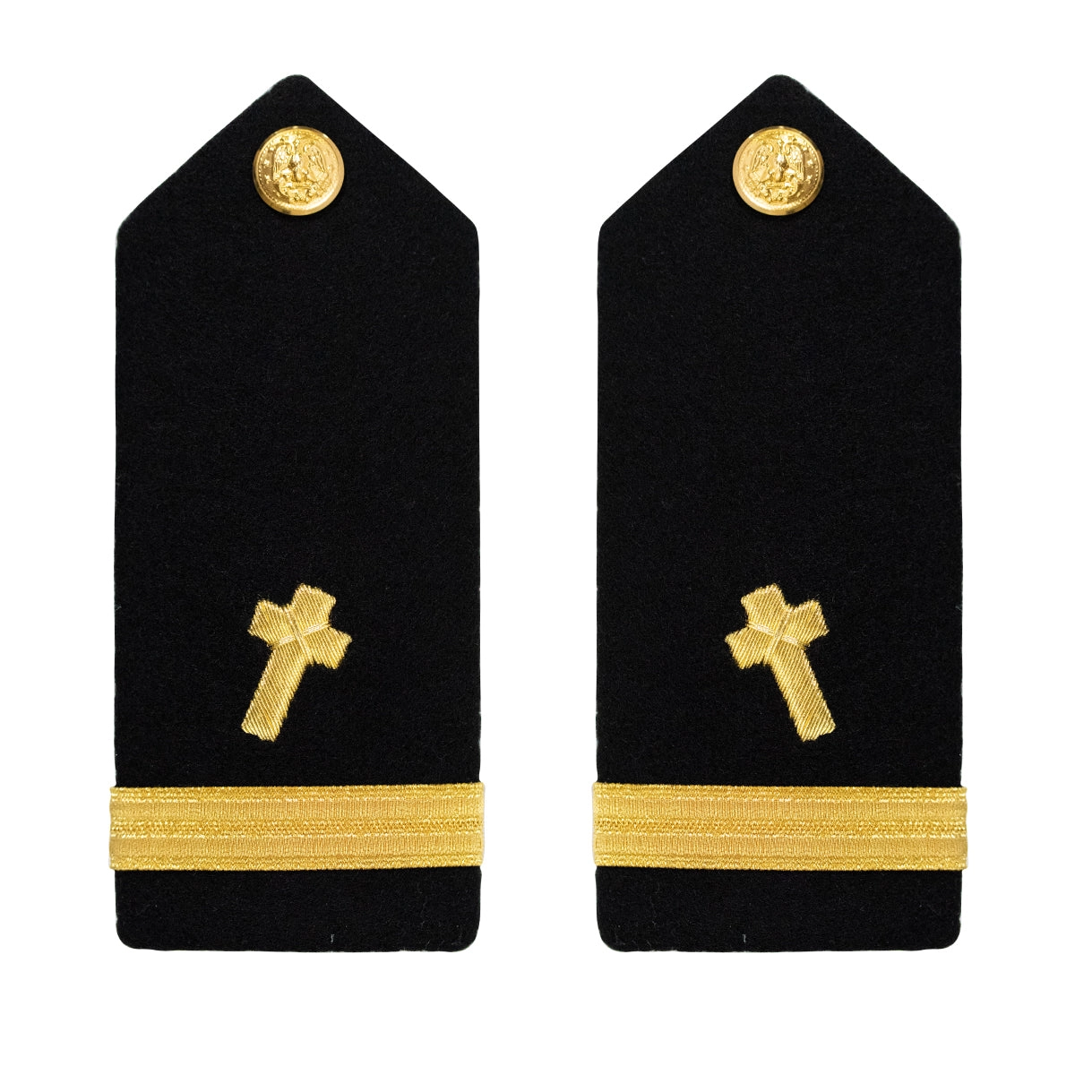 Picture of US Navy Shoulder Boards Shoulder Boardensign Christian Chaplain: Male