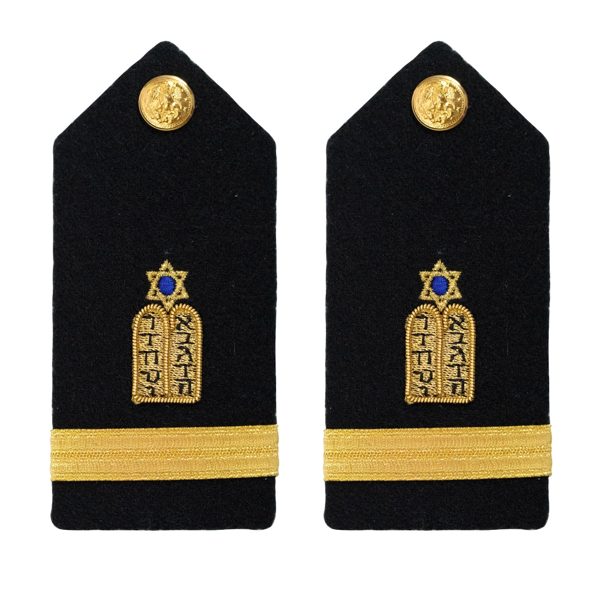Picture of US Navy Shoulder Boards Shoulder Boardjewish Chaplain Ensign: Female