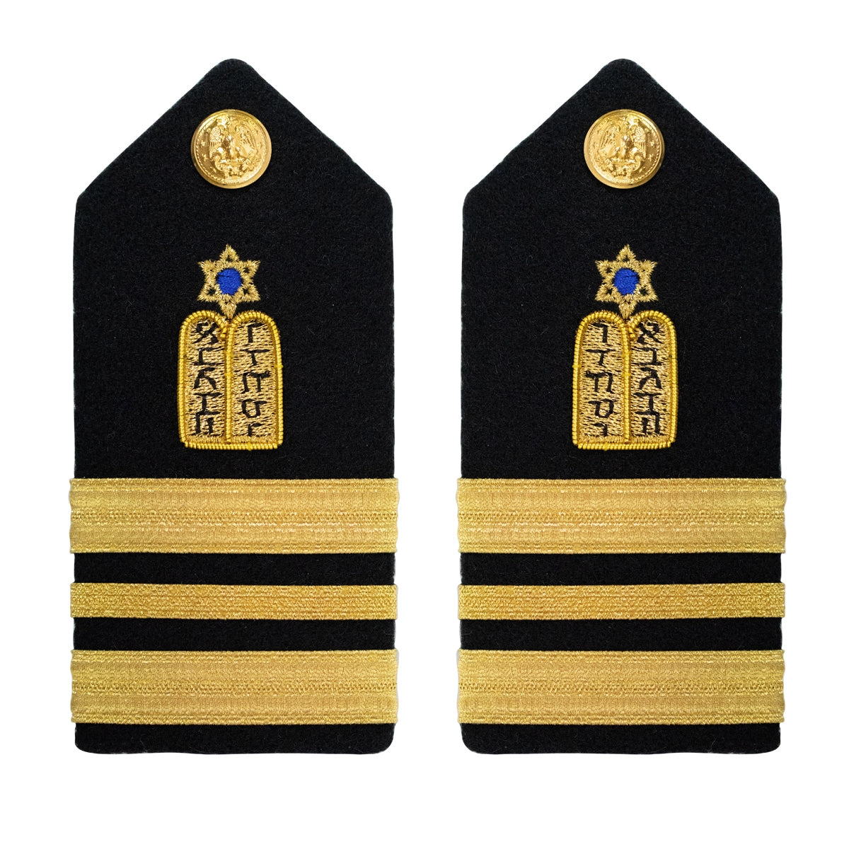 Picture of US Navy Shoulder Boards Shoulder Boardlieutenant Commander Jewish Chaplain: Female