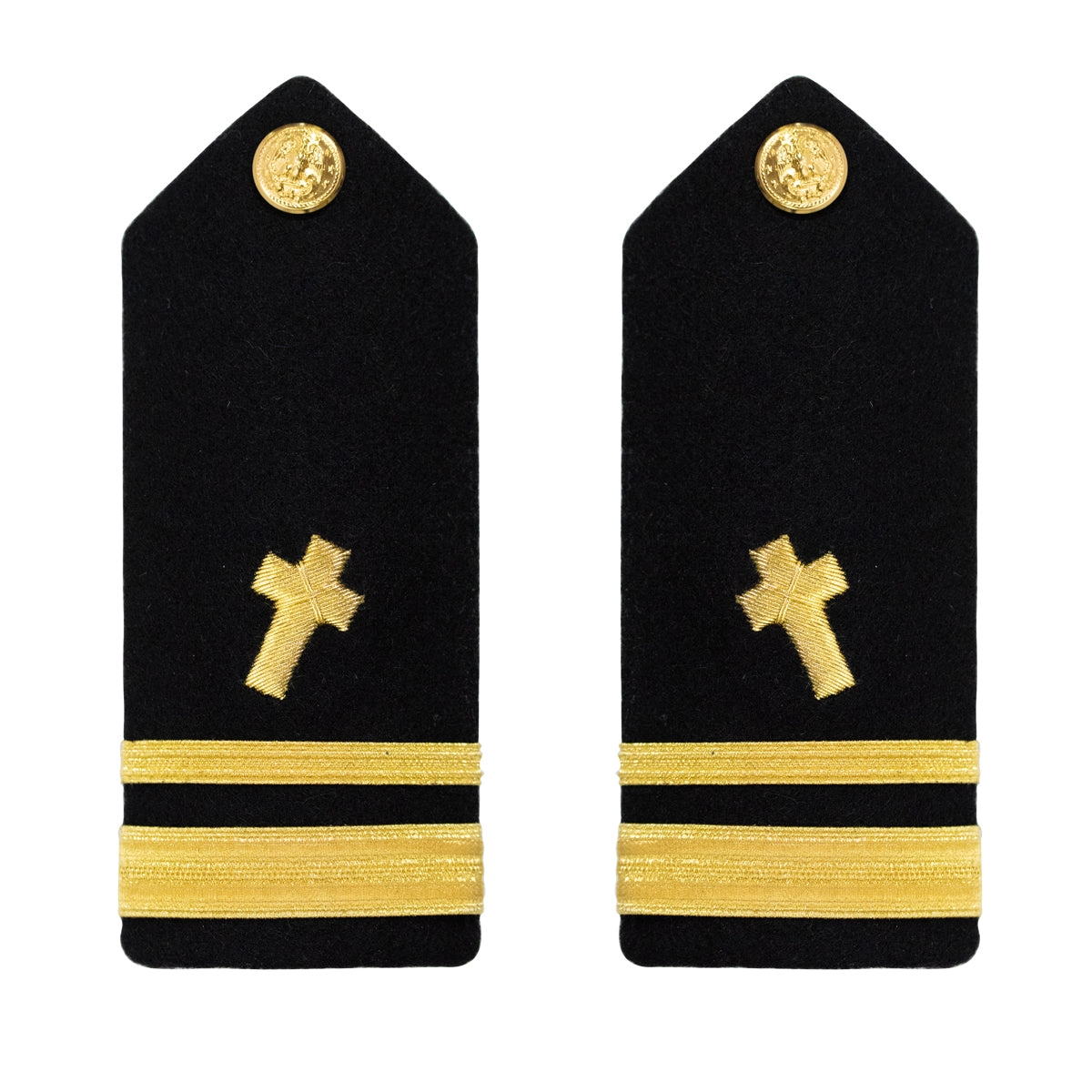 Picture of US Navy Shoulder Boards Shoulder Boardlieutenant Junior Grade Christian Chaplain: Male