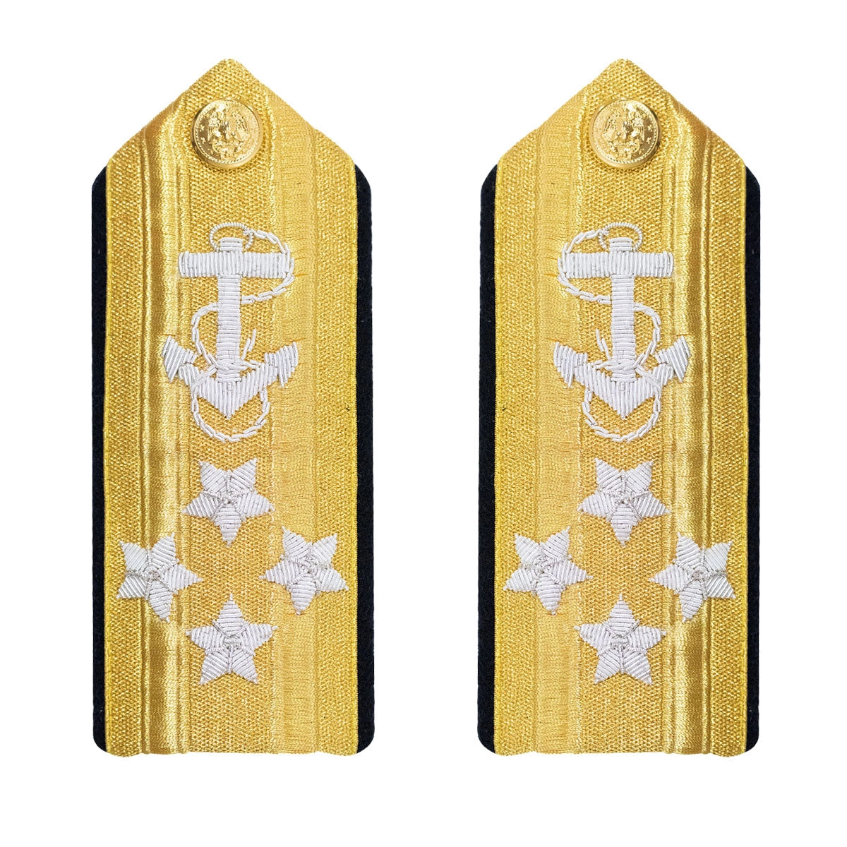 Picture of US Navy Shoulder Boards Shoulder Boardline Admiral 4 Star: Male