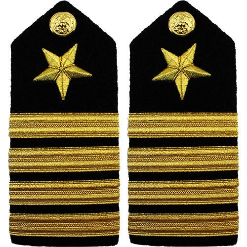 Picture of US Navy Shoulder Boards Shoulder Boardline Captain: Male