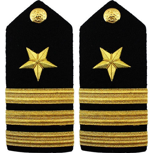 Picture of US Navy Shoulder Boards Shoulder Boardline Commander: Male