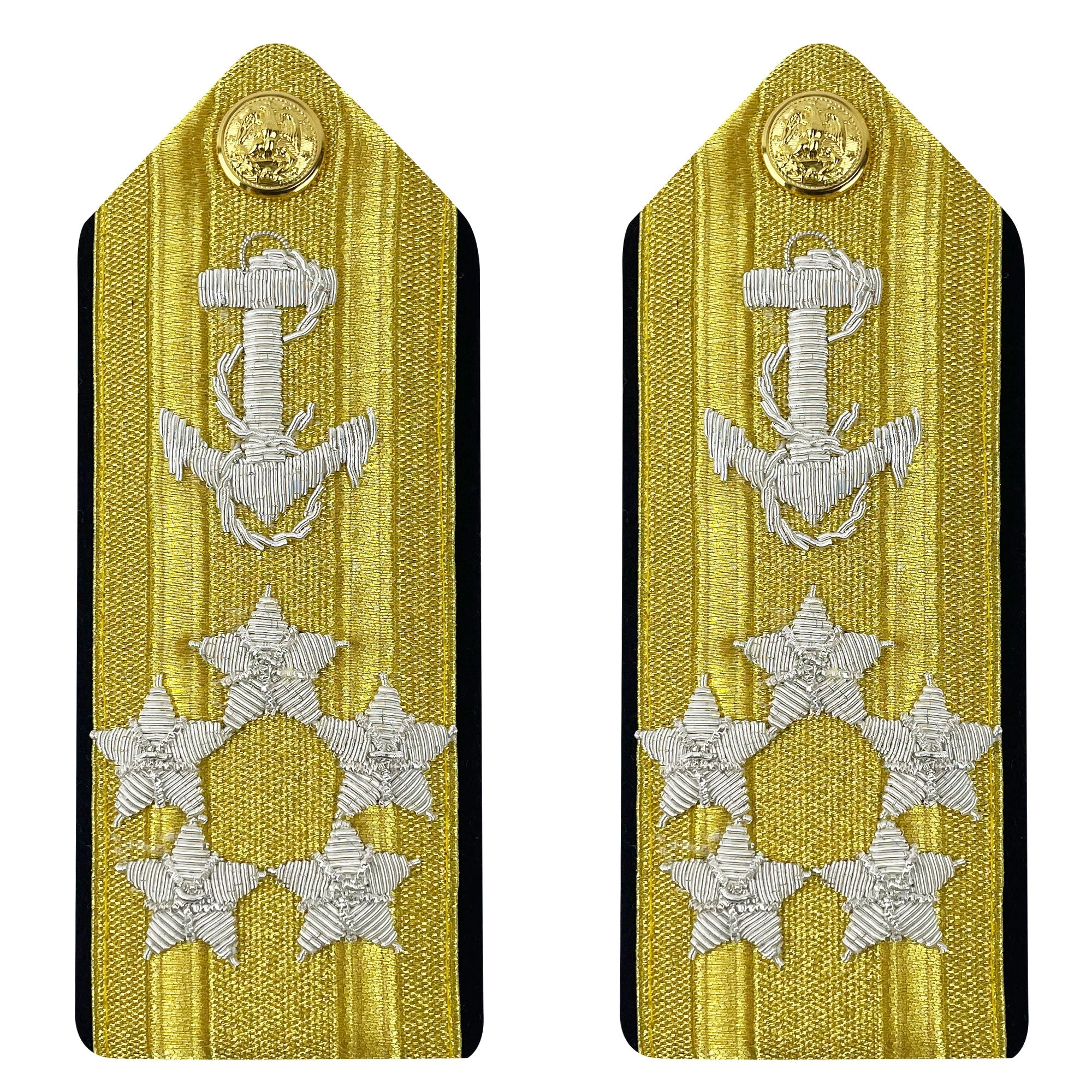 Picture of US Navy Shoulder Boards Shoulder Boardline Fleet Admiral 5 Star: Male