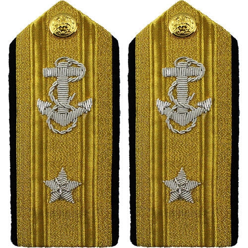 Picture of US Navy Shoulder Boards Shoulder Boardline Rear Admiral Lower 1 Star: Male