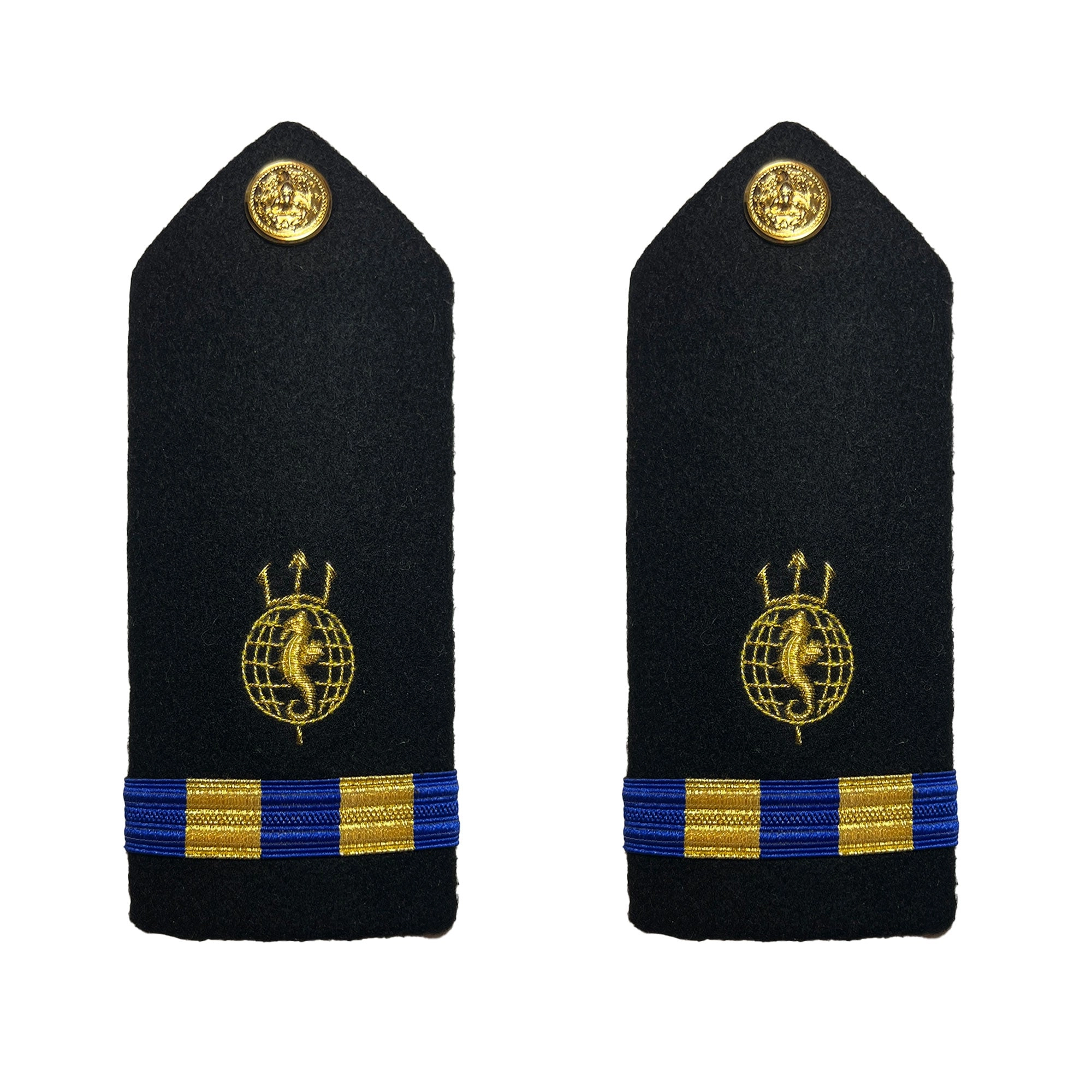 Picture of US Navy Shoulder Boards Shoulder Boardwarrant Officer 2 Acoustic Technician