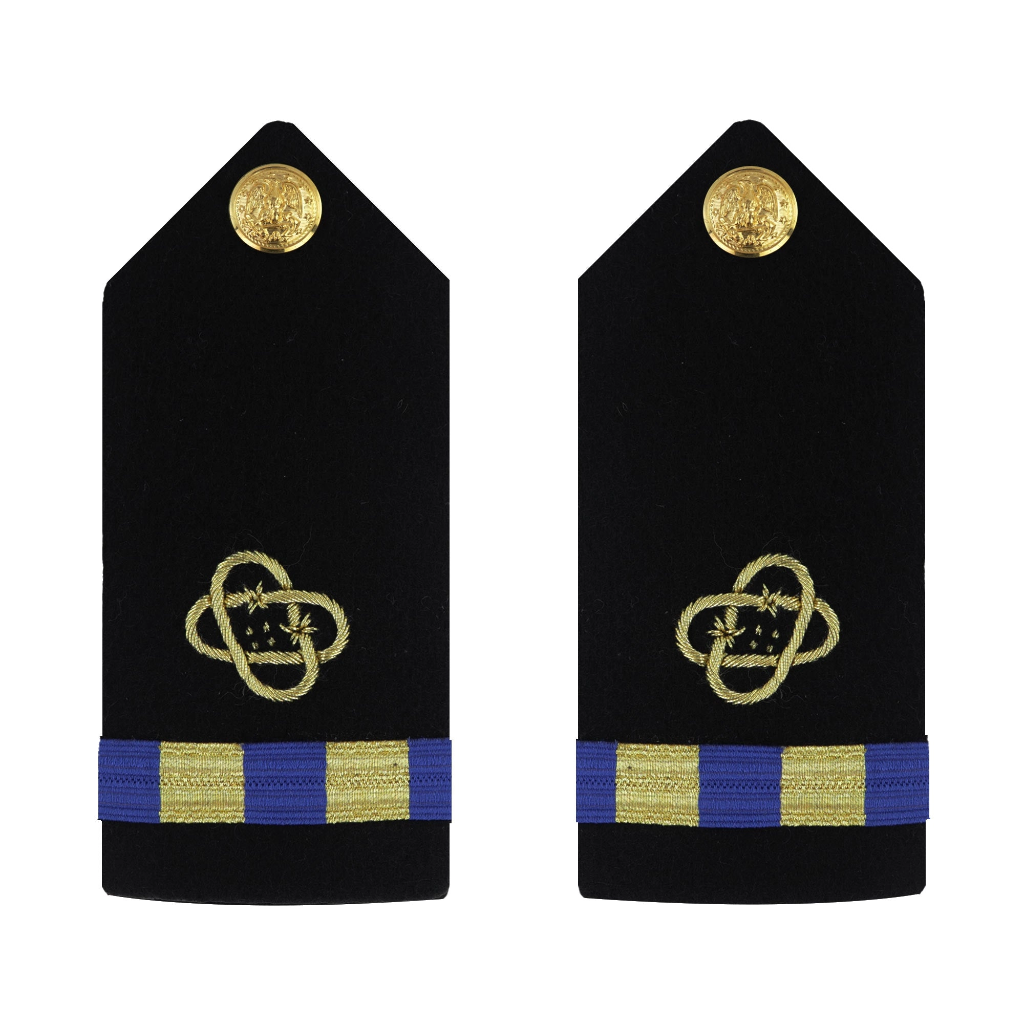 Picture of US Navy Shoulder Boards Shoulder Boardwarrant Officer 2 Electronics Technician: Female