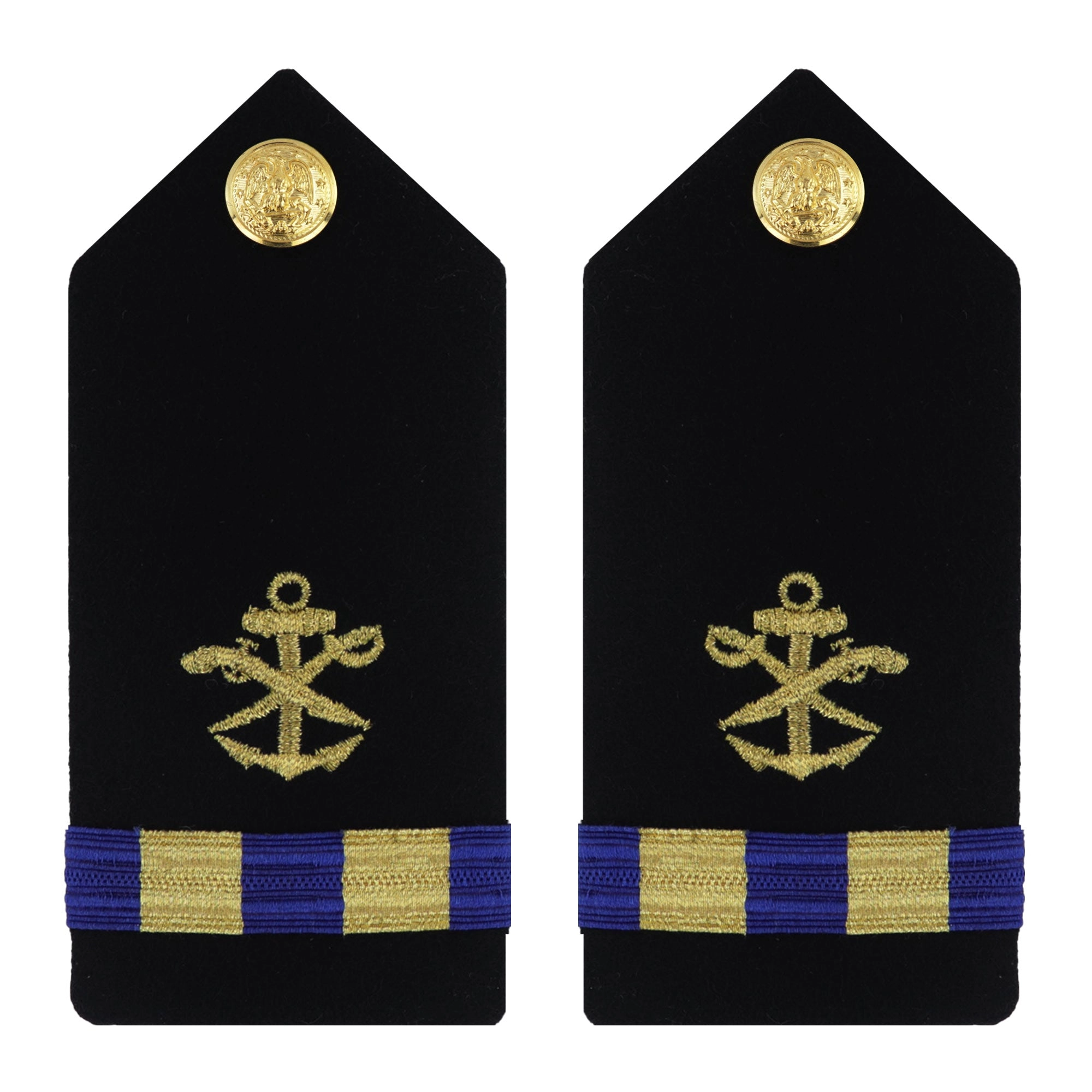 Picture of US Navy Shoulder Boards Shoulder Boardwarrant Officer 2 Special Warfare Combat Craft Crew: Female