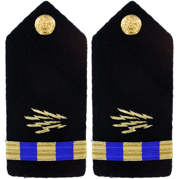 Picture of US Navy Shoulder Boards Shoulder Boardwarrant Officer 3 Information Systems Technician: Male