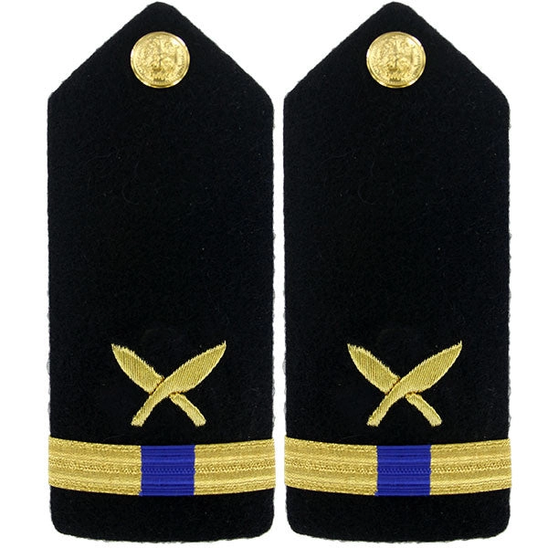 Picture of US Navy Shoulder Boards Shoulder Boardwarrant Officer 4 Ship Clerk: Male