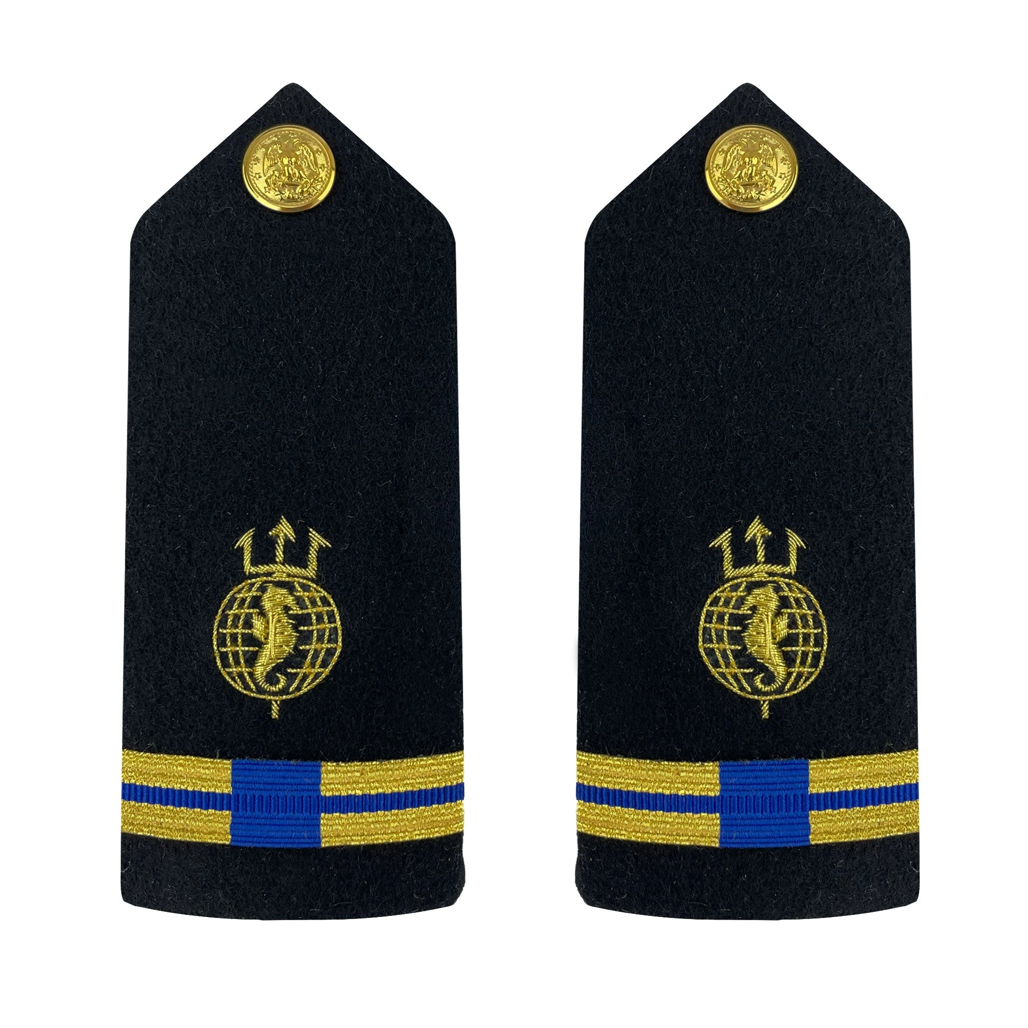 Picture of US Navy Shoulder Boards Shoulder Boardwarrant Officer 5 Acoustic Technician