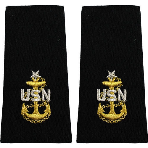 Picture of US Navy Shoulder Marks Soft Shoulder Marke-8 Senior Chief