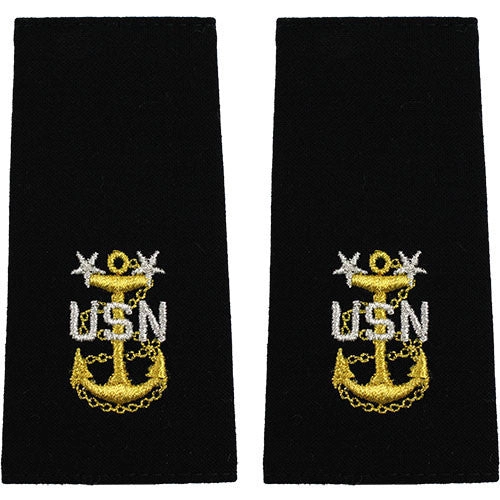 Picture of US Navy Shoulder Marks Soft Shoulder Marke-9 Master Chief