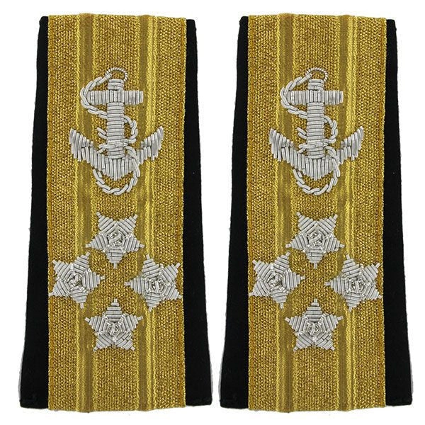 Picture of US Navy Shoulder Marks Soft Shoulder Markline Admiral 4 Star