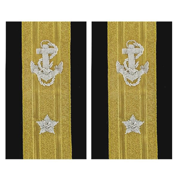 Picture of US Navy Shoulder Marks Soft Shoulder Markline Rear Admiral Lower 1 Star