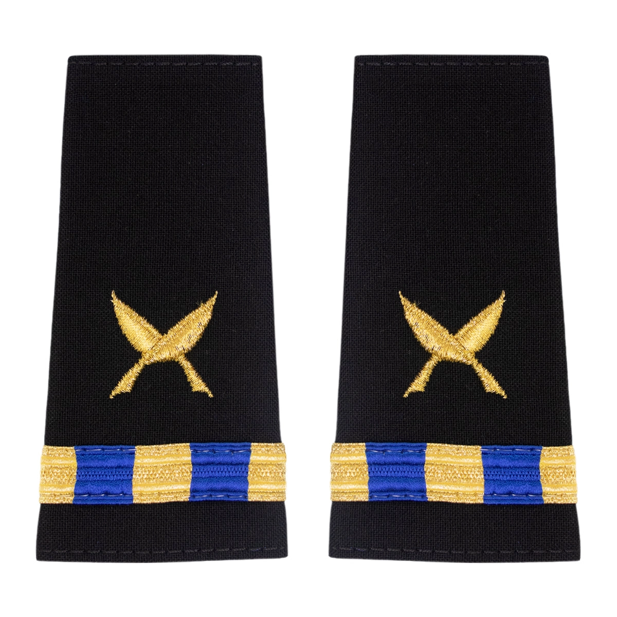 Picture of US Navy Shoulder Marks Soft Shoulder Markwarrant Officer 3 Ship Clerk