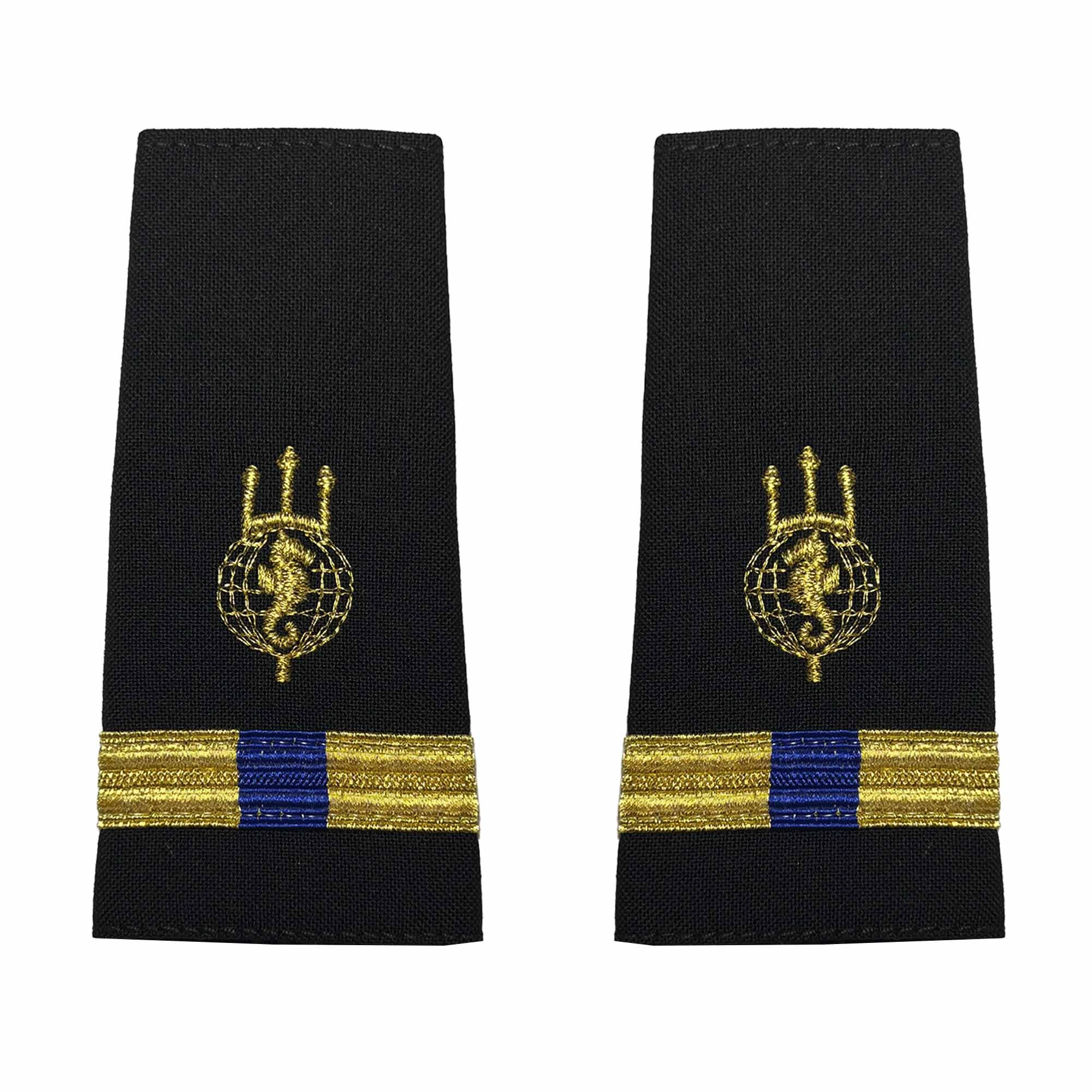 Picture of US Navy Shoulder Marks Soft Shoulder Markwarrant Officer 4 Acoustic Technician