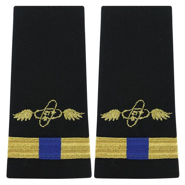 Picture of US Navy Shoulder Marks Soft Shoulder Markwarrant Officer 4 Aviation Electronic Technician