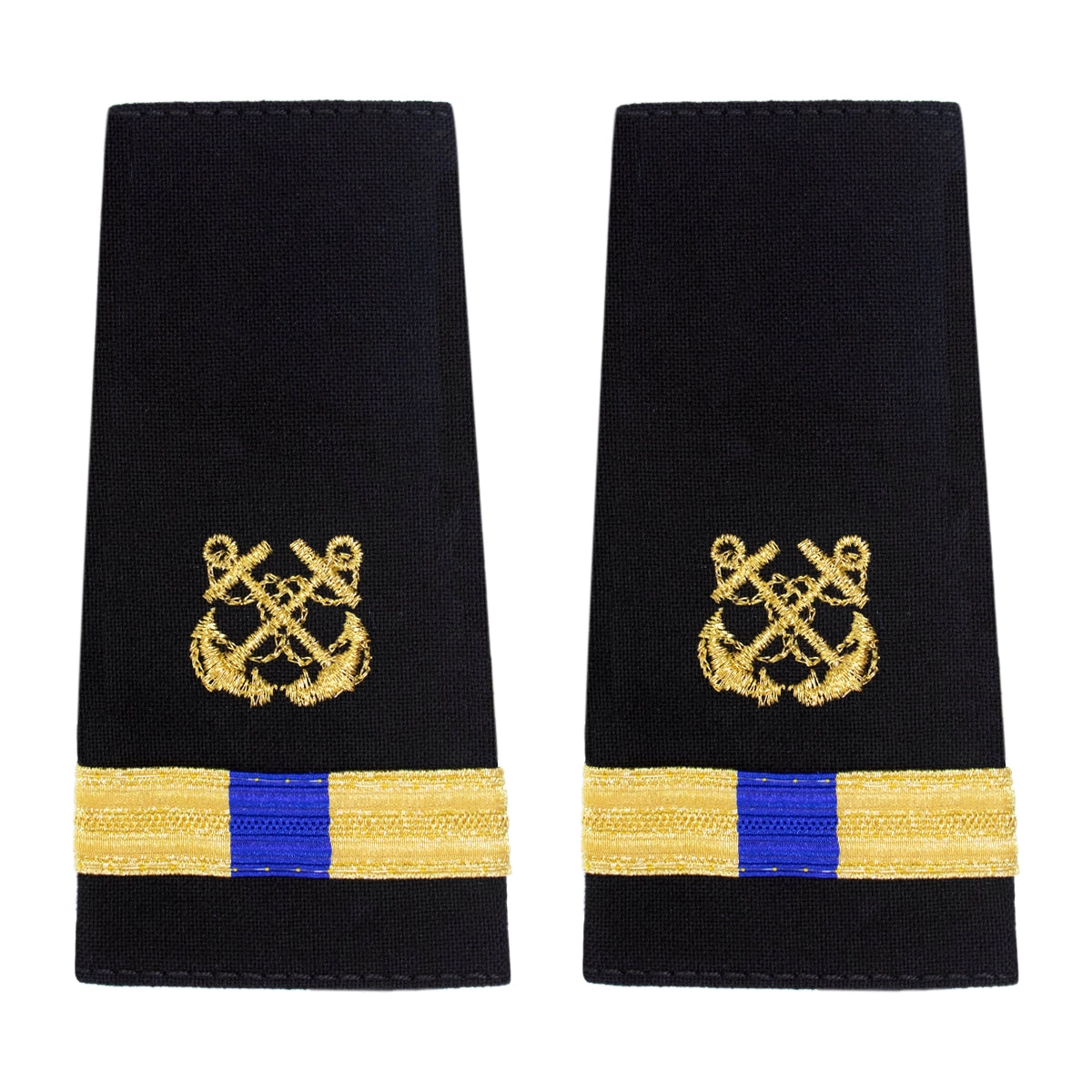 Picture of US Navy Shoulder Marks Soft Shoulder Markwarrant Officer 4 Boatswain Mate (Bm)