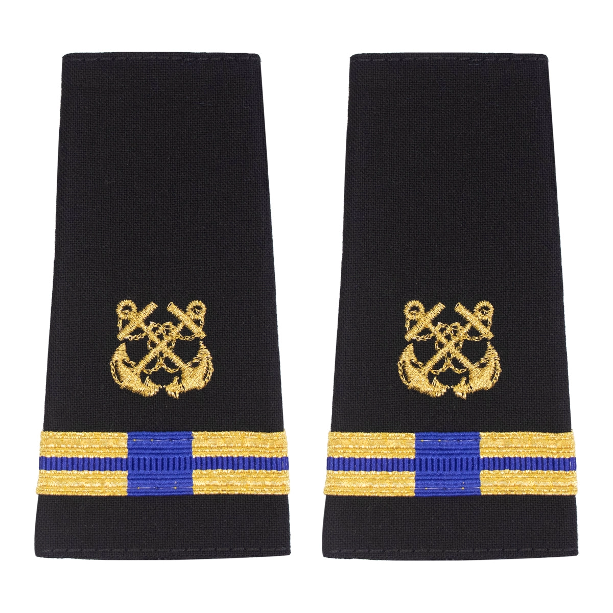 Picture of US Navy Shoulder Marks Soft Shoulder Markwarrant Officer 5 Boatswain Mate