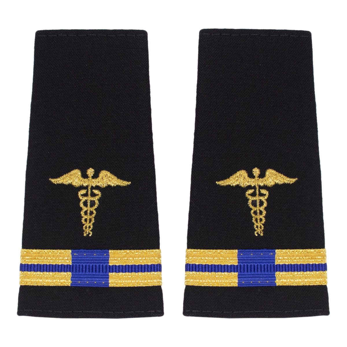 Picture of US Navy Shoulder Marks Soft Shoulder Markwarrant Officer 5 Physicians Assistant Pa