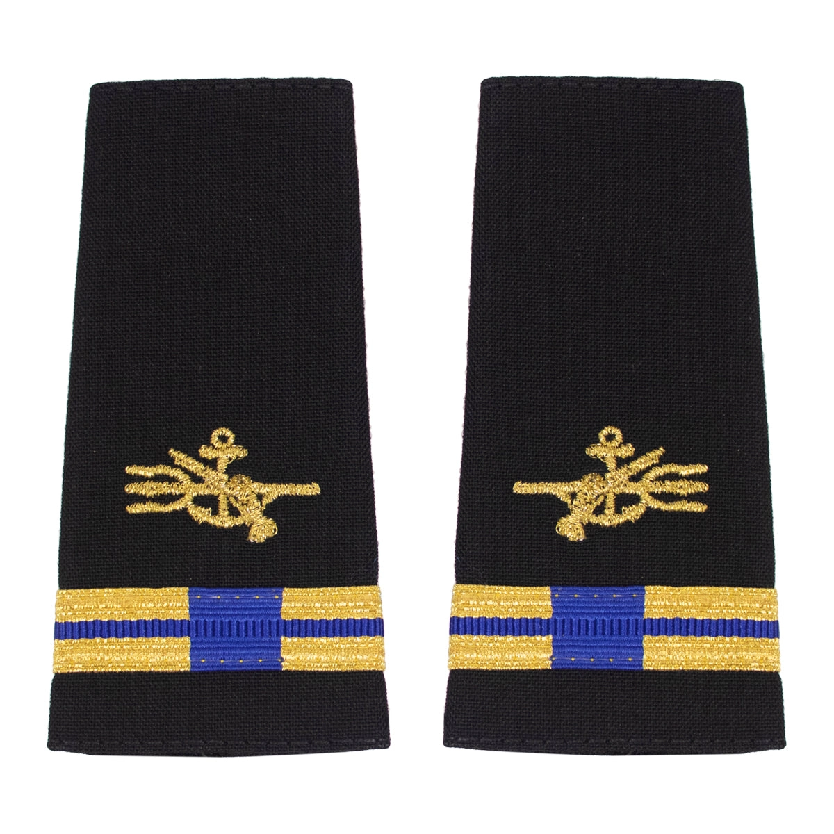 Picture of US Navy Shoulder Marks Soft Shoulder Markwarrant Officer 5 Special Warfare