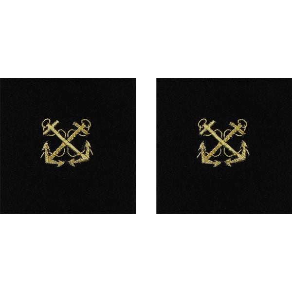 Picture of US Navy Sleeve Devices Sleeve Device Boatswain: Synthetic Gold Embroidered On Black