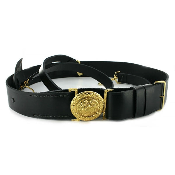 Picture of US Navy Swords Sword: Leather with Gold Buckle